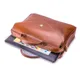 Skórzana torba na laptopa FL15 Positano brązowy vintage