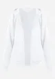 Biała Bluza z Kapturem Sithi