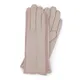 Damskie rękawiczki skórzane z zamszowymi wstawkami