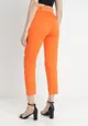 Pomarańczowe Spodnie z Paskiem Ioleina