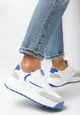 Biało-Niebieskie Sneakersy Devane