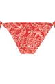 Hunkemöller Brazyliany tanga od bikini ze wzorem paisley Czerwony