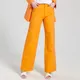 Jeansy wide leg high waist - Pomarańczowy