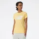 Koszulka New Balance WT03816VAC – żółta