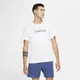 Męski T-shirt treningowy z logo Swoosh Nike Dri-FIT - Biel