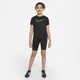 Koszulka treningowa z krótkim rękawem dla dużych dzieci (dziewcząt) Nike Dri-FIT One - Czerń