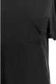 Czarna bluzka asymetryczna z kieszonką VIKKA