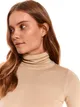 Sweter długi rękaw damski   dopasowany