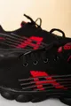 Czarne buty sportowe sznurowane Casu 204/31R