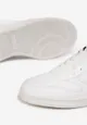 Biało-Granatowe Buty Sportowe na Płaskiej Podeszwie przed Kostkę Ilonimo