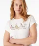 Daffy T-Shirt Manches Courtes Imprimé 100% Coton Biologique - Surowy