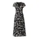 Polo Ralph Lauren Sukienka midi o taliowanym kroju z kwiatowym wzorem