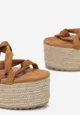 Brązowe Sandały Anastina