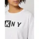 DKNY PERFORMANCE T-shirt o kroju pudełkowym z logo