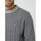 Fynch-Hatton Sweter o kroju casual fit ze ściegiem warkoczowym