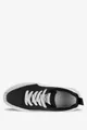 Czarne sneakersy na platformie damskie buty sportowe sznurowane casu 10-11-21-bg