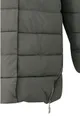 Pikowana kurtka w dużych rozmiarach ALISON - KHAKI