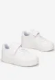 Białe Buty Sportowe na Rzep z Brokatowymi Wstawkami Poliana