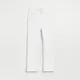 Białe jeansy dzwony z krótszą nogawką - Biały
