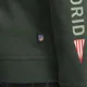 Dzianinowa bluza z kapturem i zamkiem na całej długości dla dużych dzieci Atletico Madryt - Zieleń