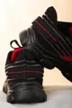 Czarne buty sportowe sznurowane Casu 204/31R