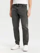 Spodnie jeansowe o kroju comfort fit wykonane z bawełny z dodatkiem elastyczych włókien. - szary