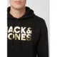 Jack & Jones Bluza z kapturem i metalicznym logo model ‘Cloudmix’