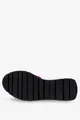 Fuksjowe sandały skórzane damskie na platformie produkt polski casu 09569