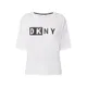 DKNY PERFORMANCE T-shirt o kroju pudełkowym z logo