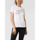 Lauren Ralph Lauren T-shirt z mieszanki bawełny z nadrukiem z logo