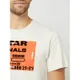 G-Star Raw T-shirt z nadrukiem flokowym z bawełny ekologicznej