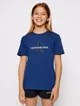 Calvin Klein Jeans T-Shirt Monogram Logo IU0IU00068 Granatowy Regular Fit