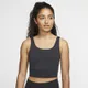 Damska krótka koszulka Infinalon Nike Yoga Luxe - Czerń