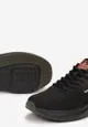 Czarne Sznurowane Buty Sportowe na Płaskiej Podeszwie z Efektem Ombre Pharli