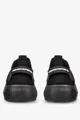 Czarne buty sportowe męskie sznurowane casu 25-3-22-b