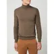 BOSS Casualwear Sweter z wywijanym kołnierzem z bawełny model ‘Kamyore’