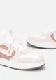 Biało-Różowe Sneakersy Alcothee