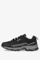 Czarne buty trekkingowe sznurowane unisex softshell casu b2003-1