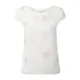 BETTY & CO WHITE T-shirt z szyfonu