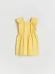 Sukienka z falbanami - Żółty