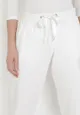 Białe Spodnie Dresowe Peshyphe