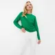 Zielony sweter basic - Zielony