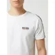 Moschino Swim + Underwear T-shirt z paskami z logo