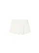 Białe spódnico-szorty