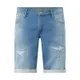 Jack & Jones Plus Szorty jeansowe PLUS SIZE z dzianiny dresowej stylizowanej na denim model ‘Rick’