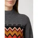 M Missoni Sweter z naszywkami w kontrastowym kolorze