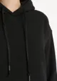 Czarny Dzianinowy Komplet Dresowy 2-częściowy z Bluzą i Spodniami Norikas