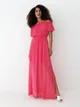 Różowa sukienka maxi Eco Aware - Różowy