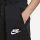 Spodenki z dzianiny dresowej dla dużych dzieci (dziewcząt) Nike Sportswear Club - Czerń