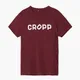 T-shirt z nadrukiem CROPP - Bordowy